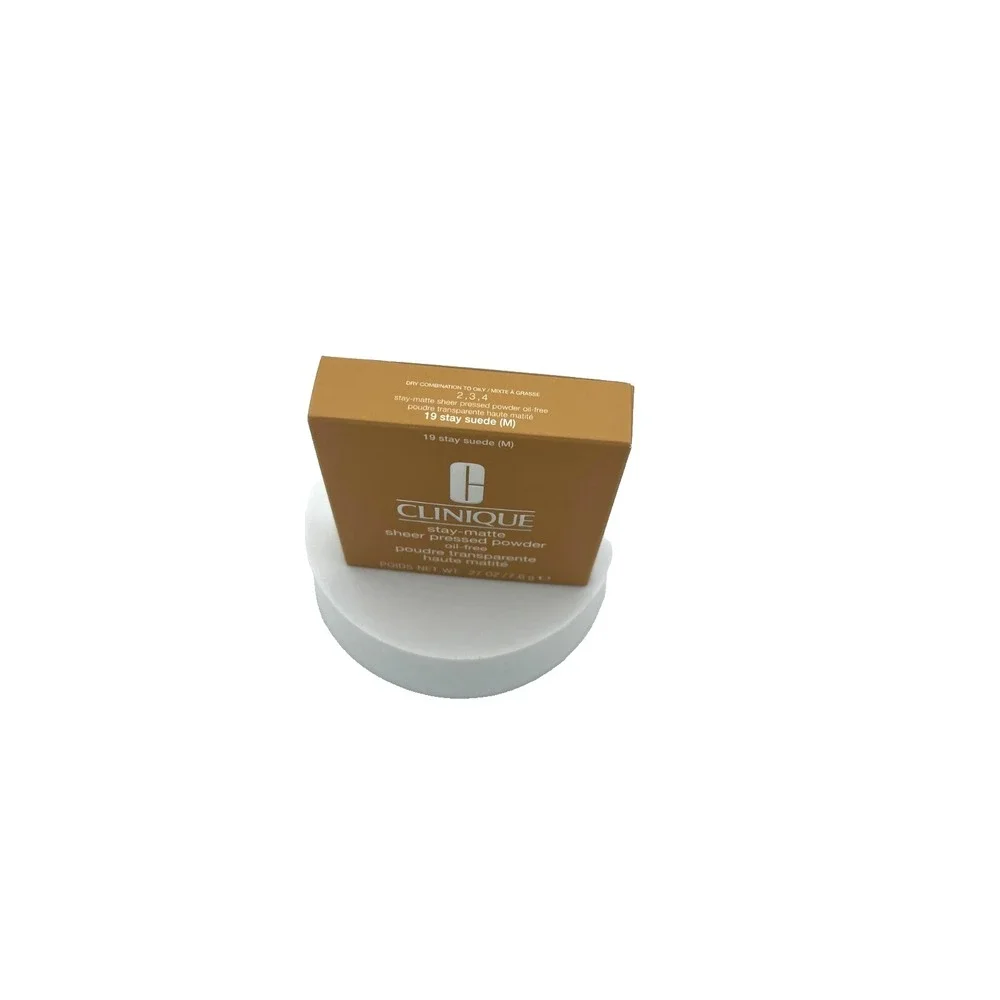 Clinique Stay Matte Sheer Pressed Powder Oil Free 19 Stay Suede (M) 0.27oz /7.6G